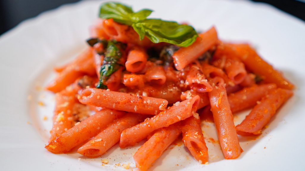 Summer Squash and Basil Pasta