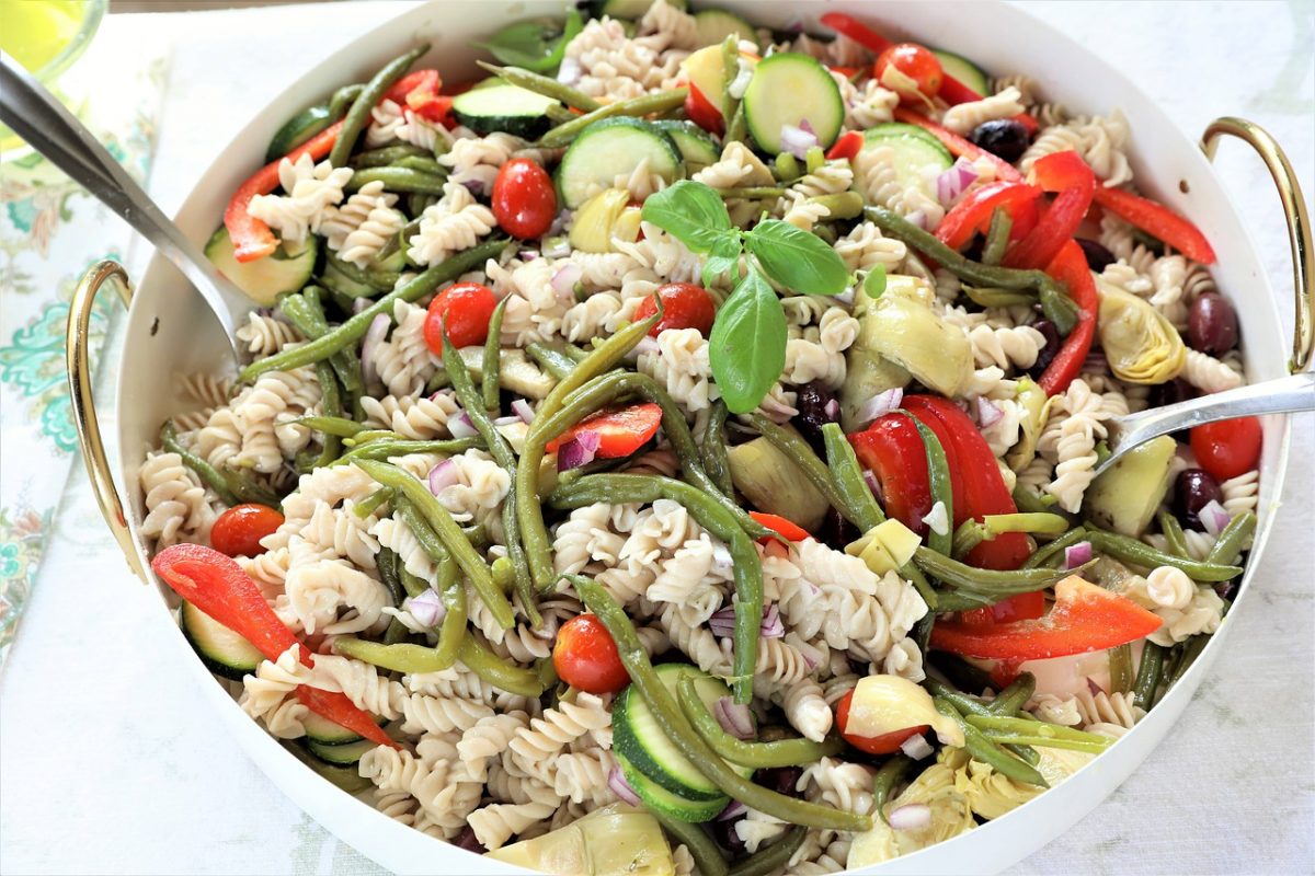 healthy greek orzo salad