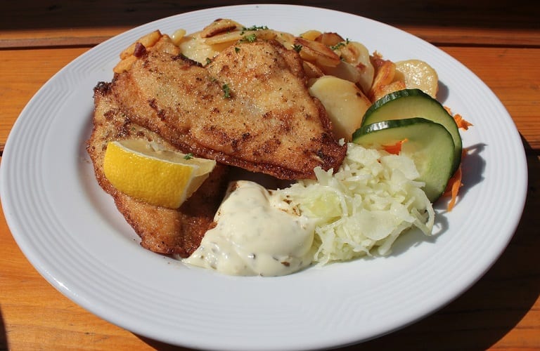 Tilapia with Cucumber Radish Relish