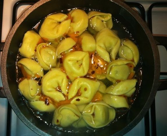 tortellini in rosemary broth