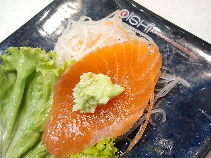 delicious wasabi salmon