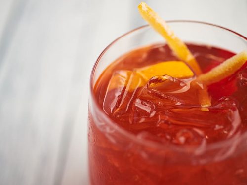 cold zingy red punch