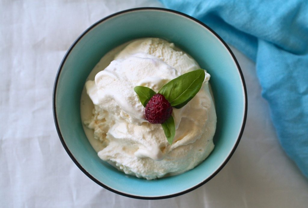 ziploc freezer bag ice cream