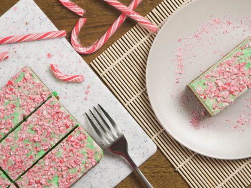 Christmas Mint Cheesecake Bars Recipe
