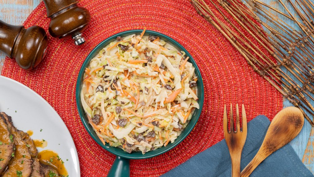 Apple Raisin Coleslaw