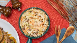 Apple Raisin Coleslaw