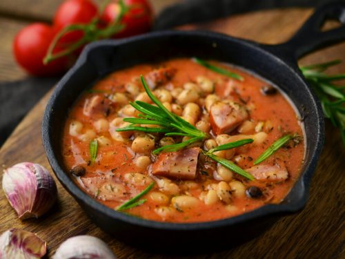 Cajun Brew Pork N' Beans Recipe, slow cooker pork and beans recipe from scratch