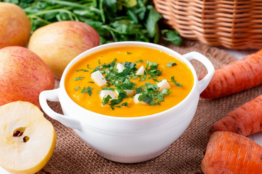 carrot apple soup recipe