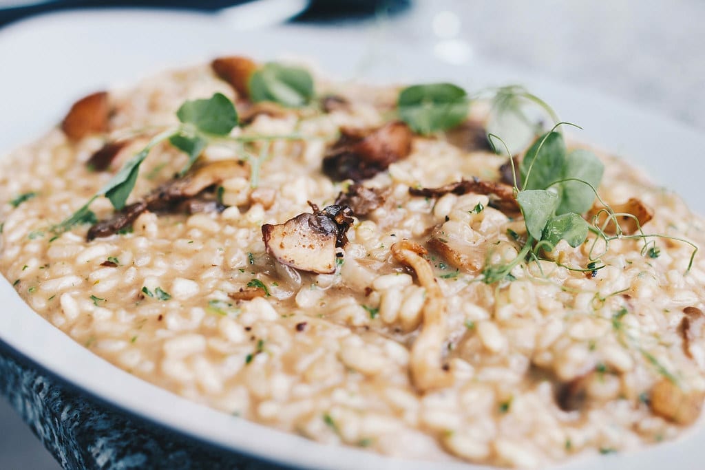 gooey cheese and tender mushrooms