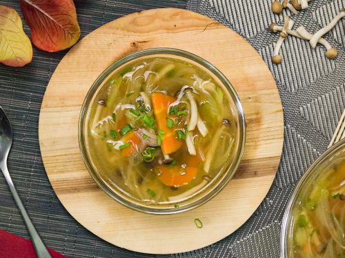 Chinese Onion Soup Recipe, chinese onion vegetable soup with mushroom