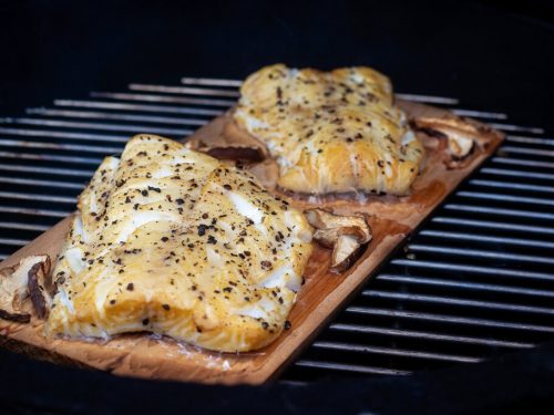 Classic Smoked Cod Recipe, grilled undyed black cod fillet