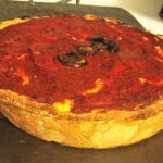 delicious chicago style pizza