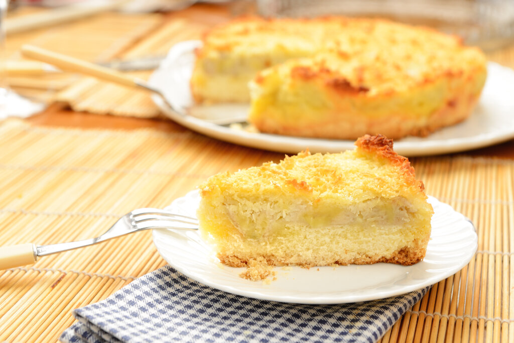 Coconut Pie Recipe, easy impossible coconut custard pie