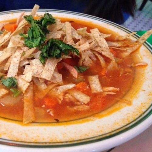 Copycat Applebee's Chicken Tortilla Soup Recipe