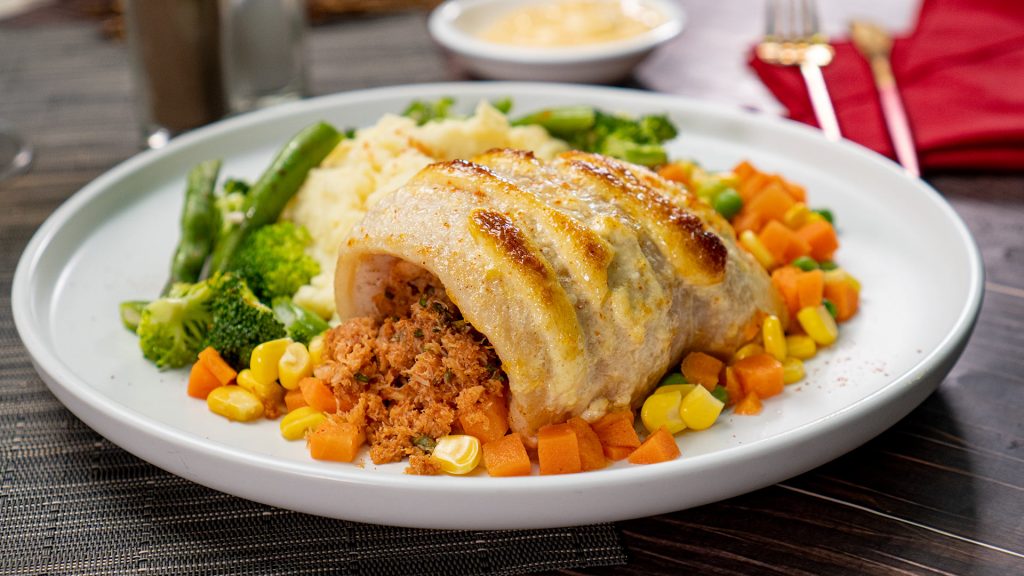 Crab Stuffed Filet of Sole