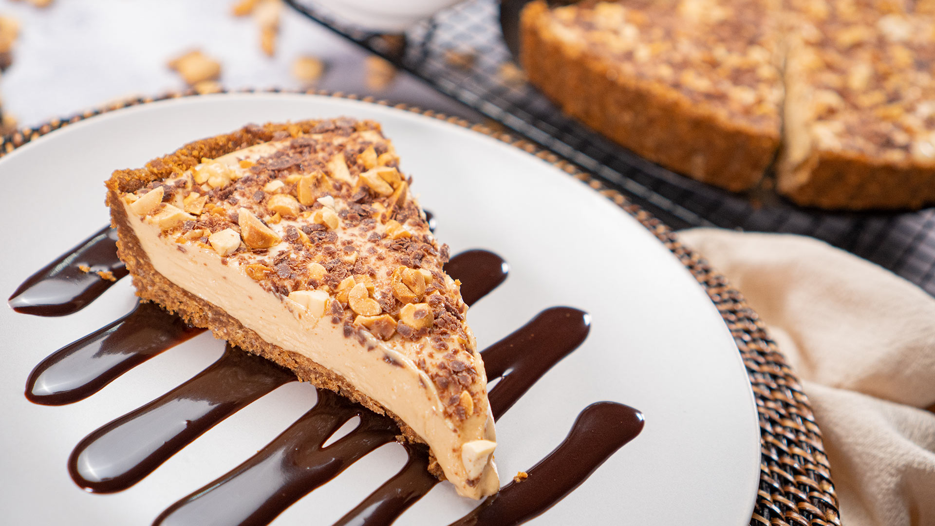 Fluffy Frozen Peanut Butter Pie Recipe