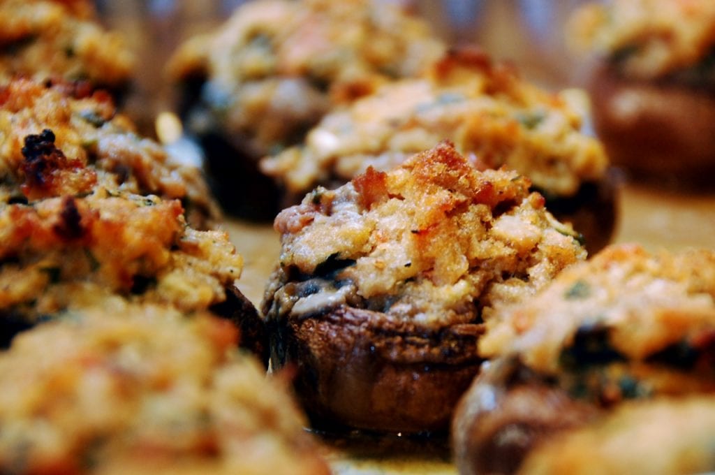 grand cheese stuffed mushrooms