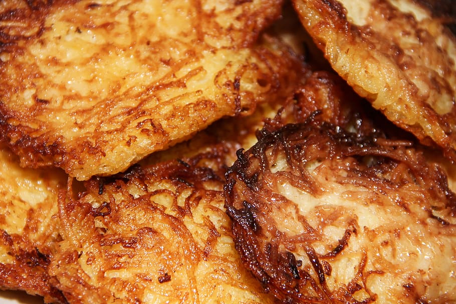 crunchy potato latkes