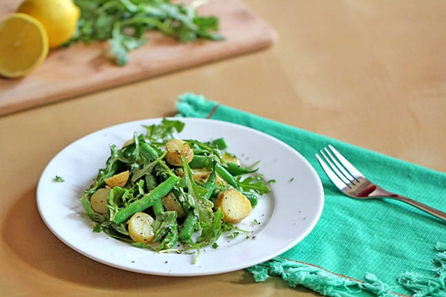 potato salad with perfect salad dressing
