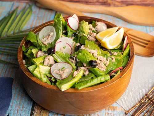 Mediterranean Tuna and Radish Salad