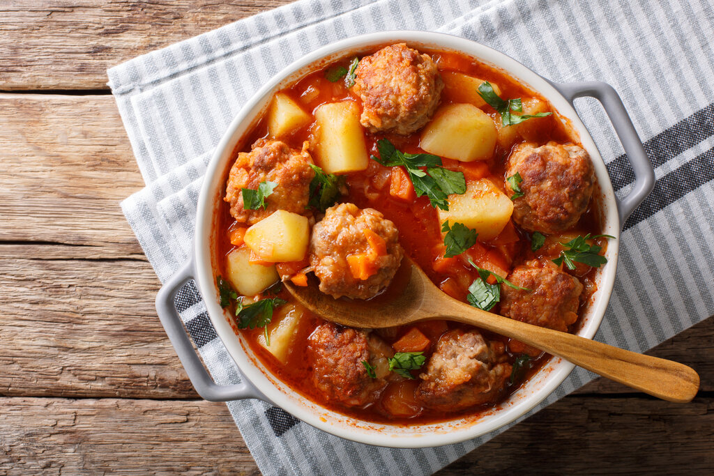 Mexican Meatball Stew Recipe, crockpot meatball stew