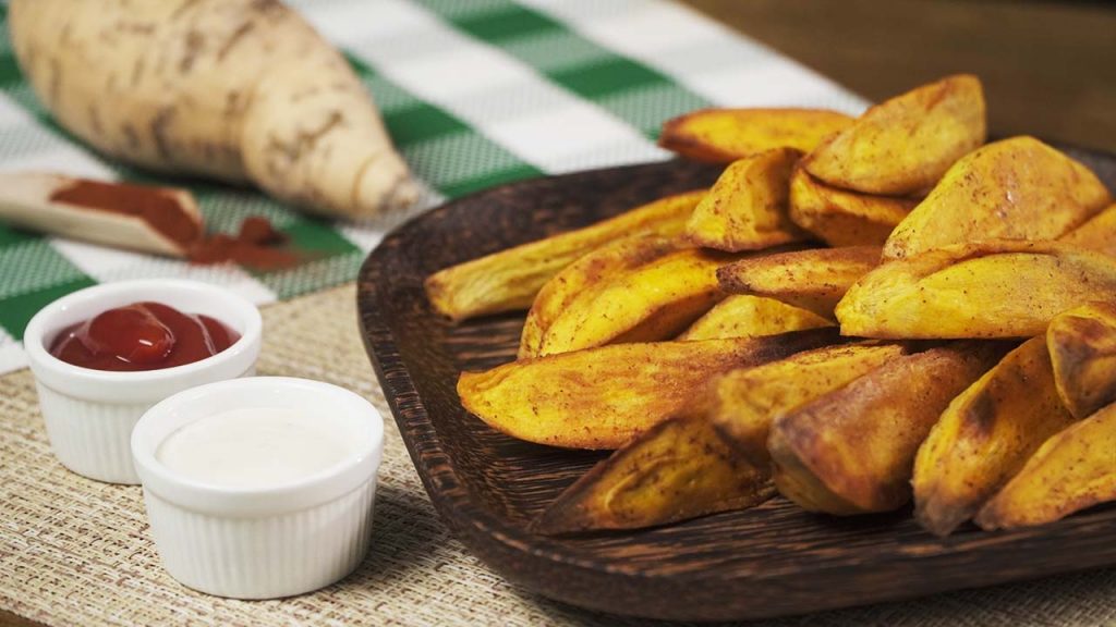 Oven-Baked Sweet Potato Wedges