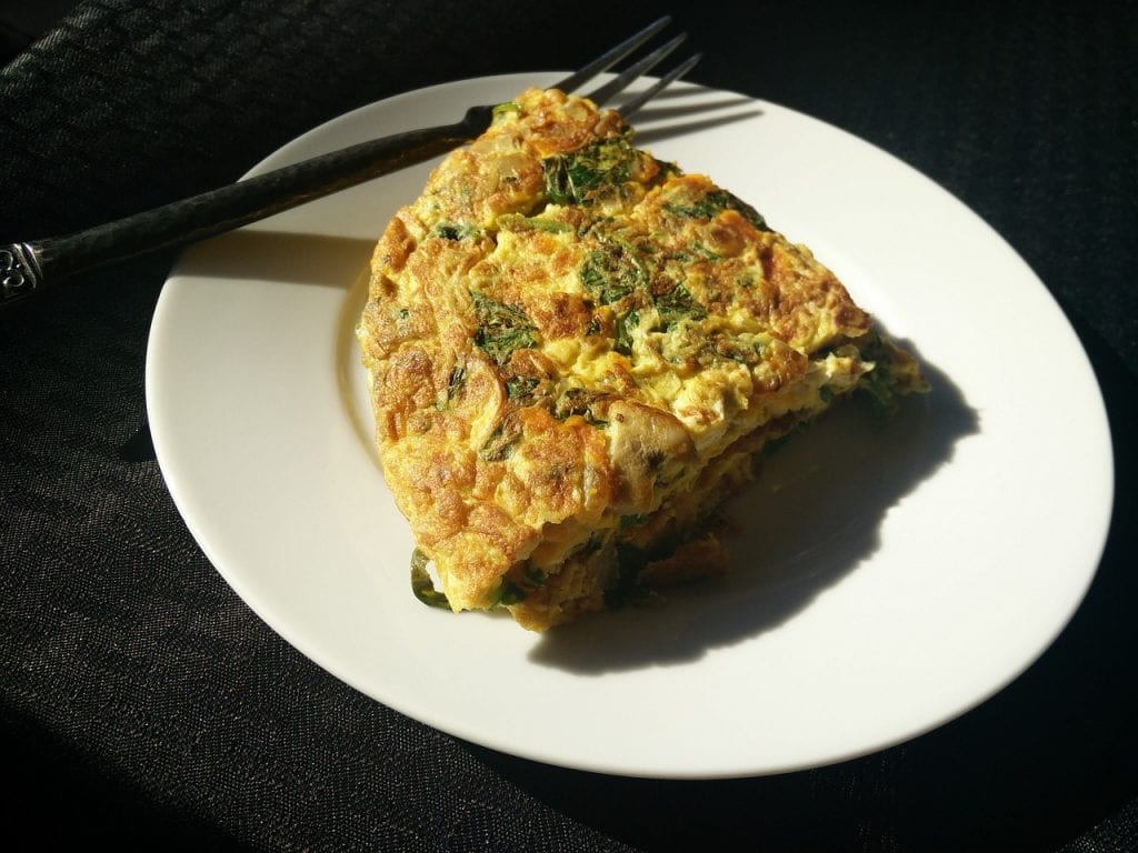 Spinach Pan Quiche Recipe