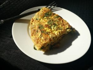 Spinach Pan Quiche Recipe