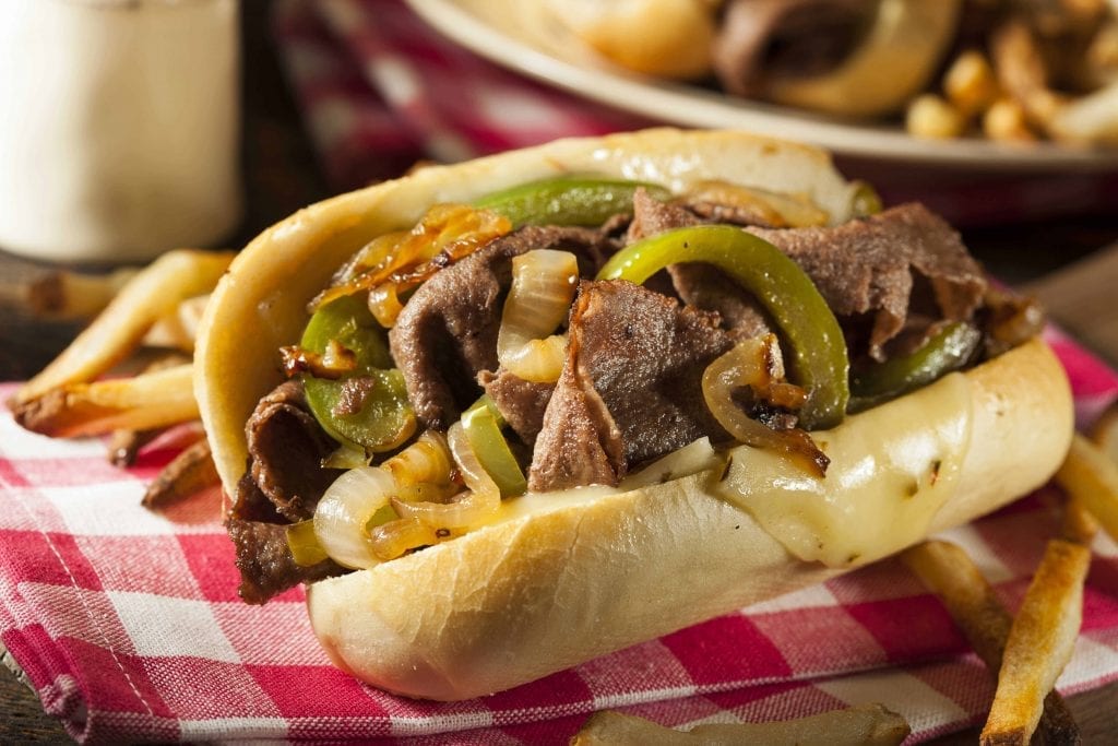 Philly Cheesesteak Recipe, authentic classic philly cheesesteak sandwich