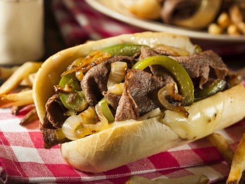 Philly Cheesesteak Recipe, authentic classic philly cheesesteak sandwich