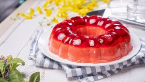 Raspberry Jello Bundt