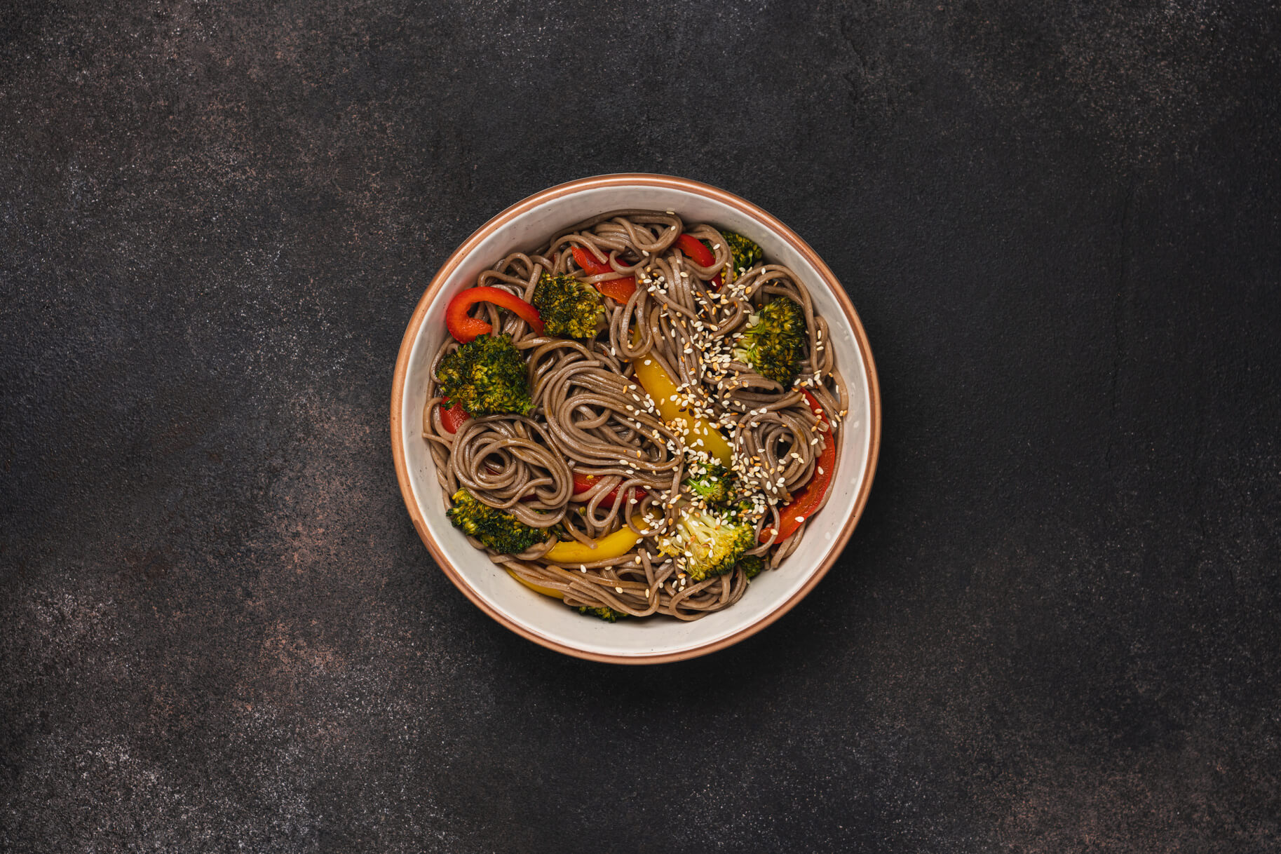 Soba with Toasted Sesame Seed Sauce Recipe