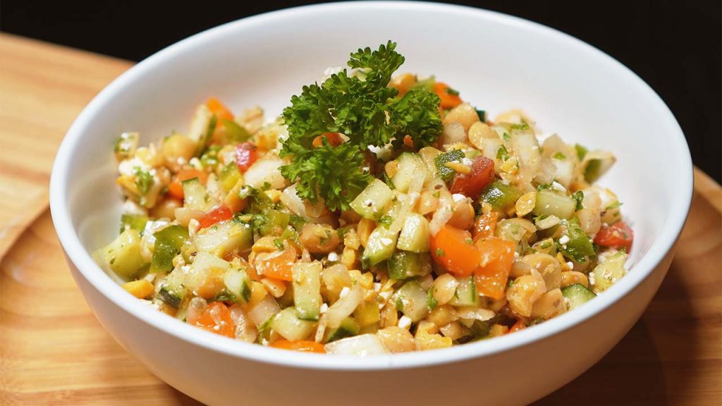 Chopped-Chickpea-Salad