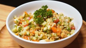 Chopped Chickpea Salad Recipe