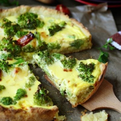 broccoli swiss quiche