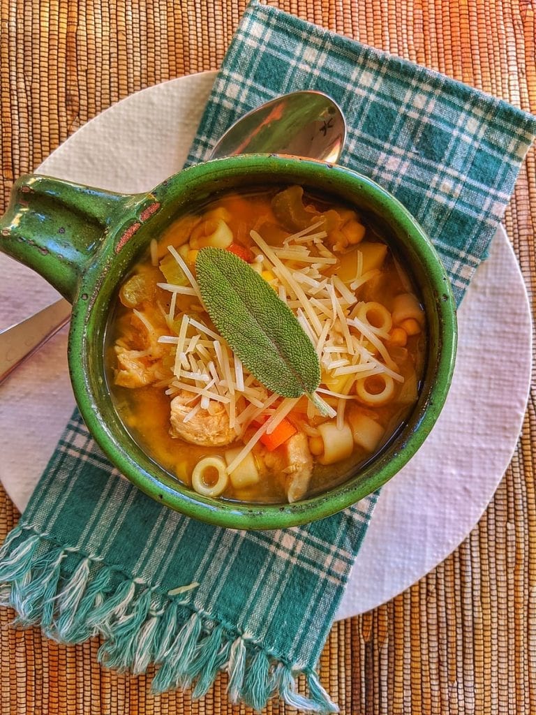 Chicken Pasta Soup Recipe