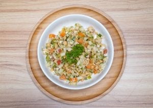 Chopped Chickpea Salad Recipe