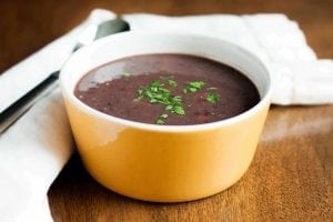 Copycat Panera’s Vegetarian Black Bean Soup Recipe