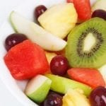 fruit salad with honey lime
