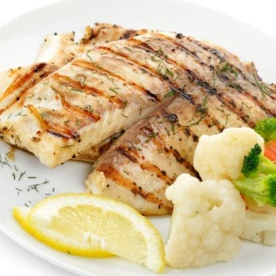 grilled tilapia with lemon butter sauce