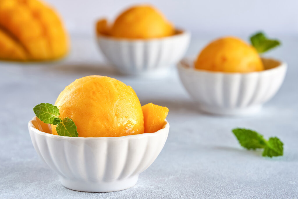 mango sorbet recipe