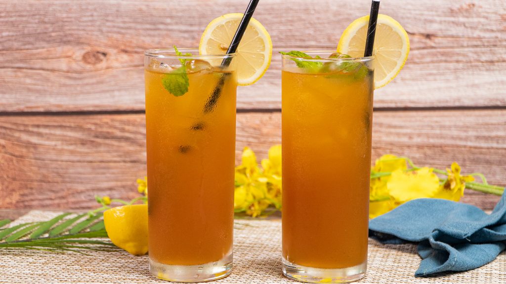 Mint and Lemon Iced Tea