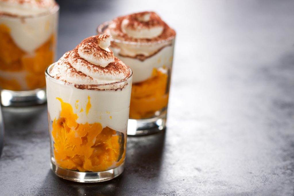 pumpkin pie parfait shots recipe