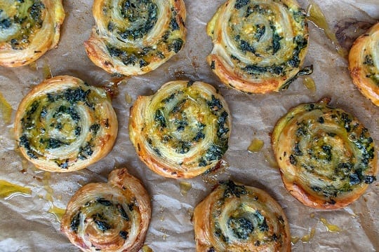 Spinach and Artichoke Pinwheels