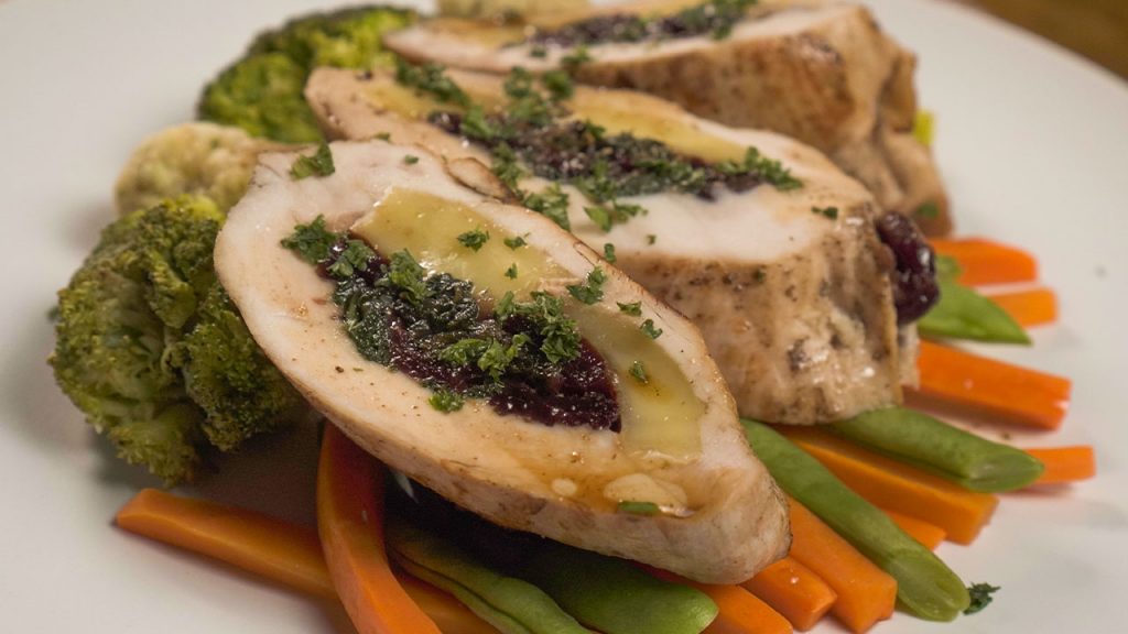 Cranberry and Brie Stuffed Chicken Breast Recipe