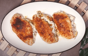 Spinach-Stuffed Chicken Breast with Cream Cheese Recipe