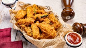 Cheese Zucchini Chips