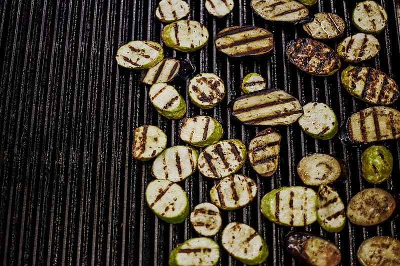 grilled okra