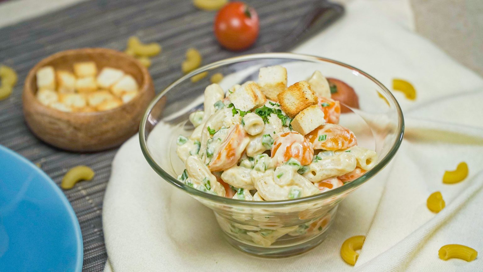 Pickle Olive and Imitation Crabmeat Pasta Salad Recipe - Recipes.net