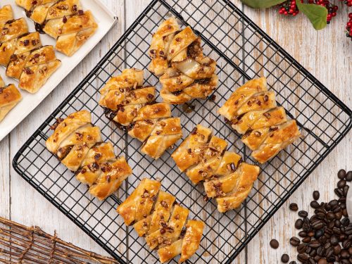 Sticky Sweet Maple Pecan Danish Recipe, pecan and maple filled pastry